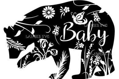 SVG DESIGN - BABY BEAR instant download