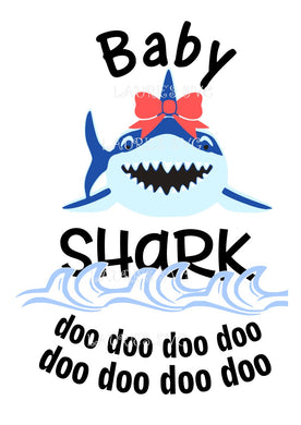 SVG FILE- Baby Shark doo doo doo download instant