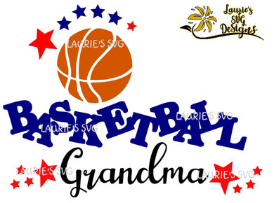 SVG DESIGN - BASKETBALL GRANDMA instant download