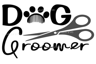 SVG DESIGNS DOG GROOMER INSTANT DOWNLOAD