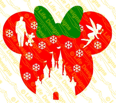 Mouse Castle Christmas SVG