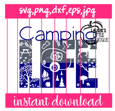 SVG DESIGN INSTANT DOWNLOAD - CAMPING SVG,PNG,DXF,EPS,JPG