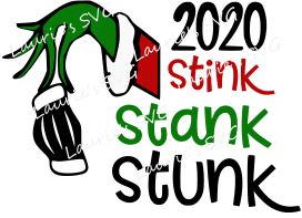 SVG DESIGN INSTANT DOWNLOAD - 2020 stink stank stunk SVG,PNG,DXF,EPS,JPG
